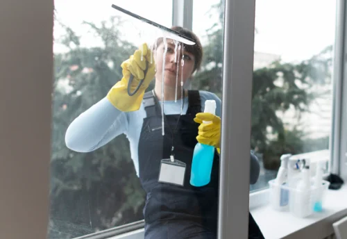 Nettoyage de vitres intérieures et extérieures à Augne